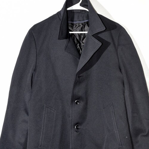 1970/80's Mens Winter coat, Sears, Size 40, zip out wool liner, GREAT condition.  Vampire ready.  Navy/Black