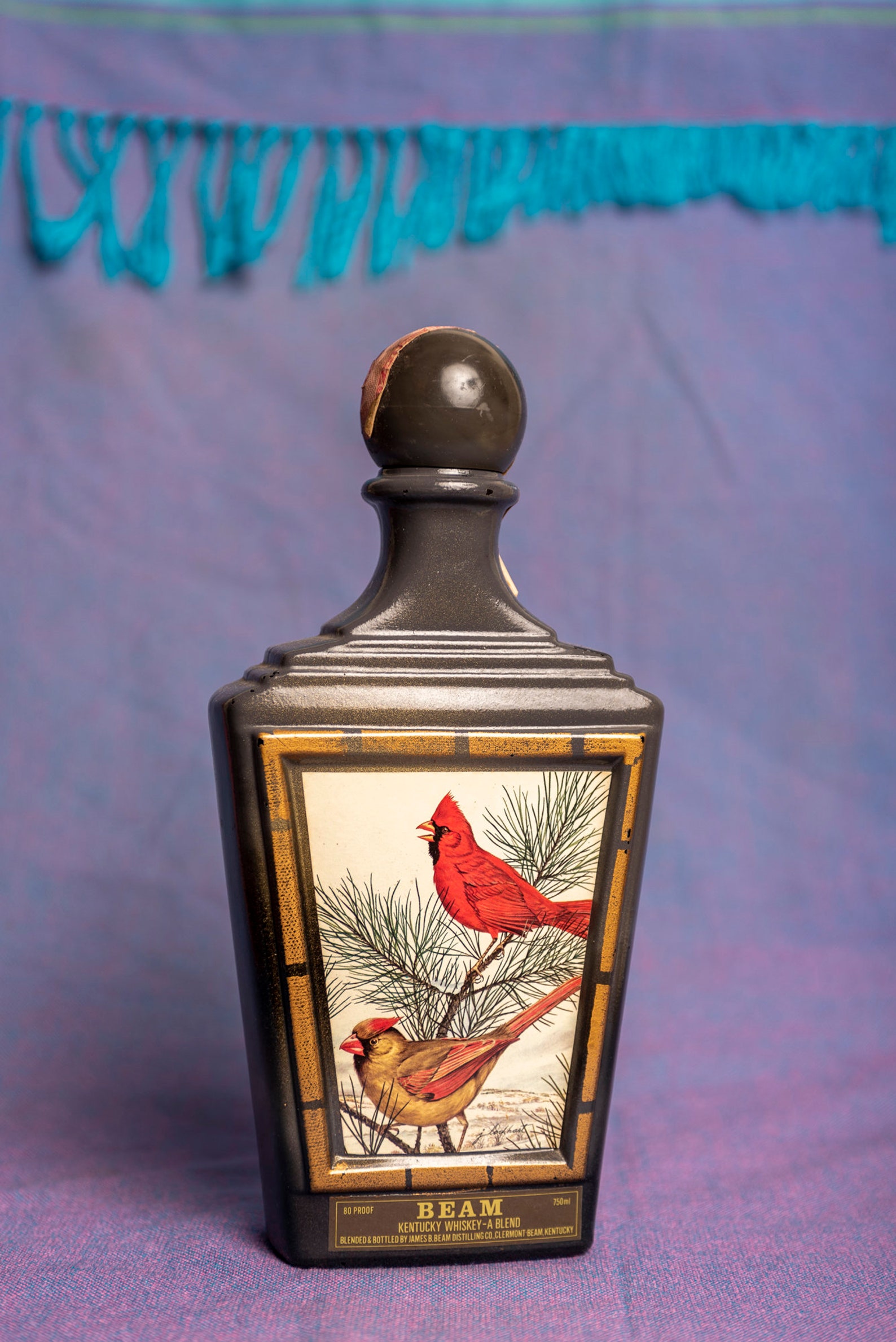 Jim Beam decanter J. Lockhart special bottle Cardinals Etsy