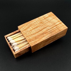 Wooden Matchbox - Maple Burl: Johnny Cash