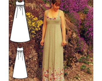 Dress Pattern for Women - Women Dress Sewing Pattern - Women dress pattern - Maxi Dress pattern