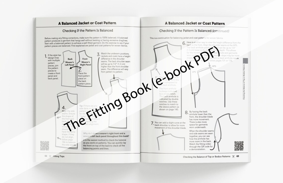 The Fitting Book ebook Pdf Sewing Alteration Ebook Etsy