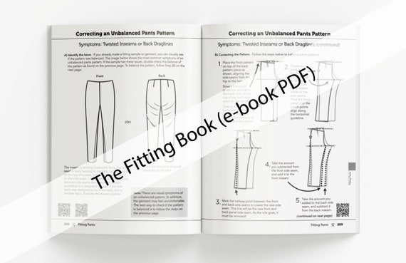 The Fitting Book e-book Pdf , Sewing Alteration E-book, Sewing E-book,  Pattern Alterations E-book 