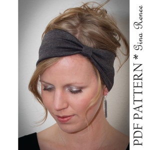 Headband Sewing Pattern. Ear Warmer Pattern - PDF Sewing pattern