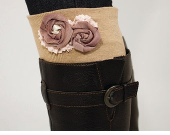 Boot Cuff Sewing Pattern. Womens Boot sock PDF Sewing Pattern