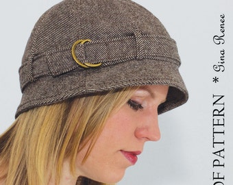 Women's Hat Pattern.  Hat Pattern.  Short brim Hat PDF Sewing Pattern