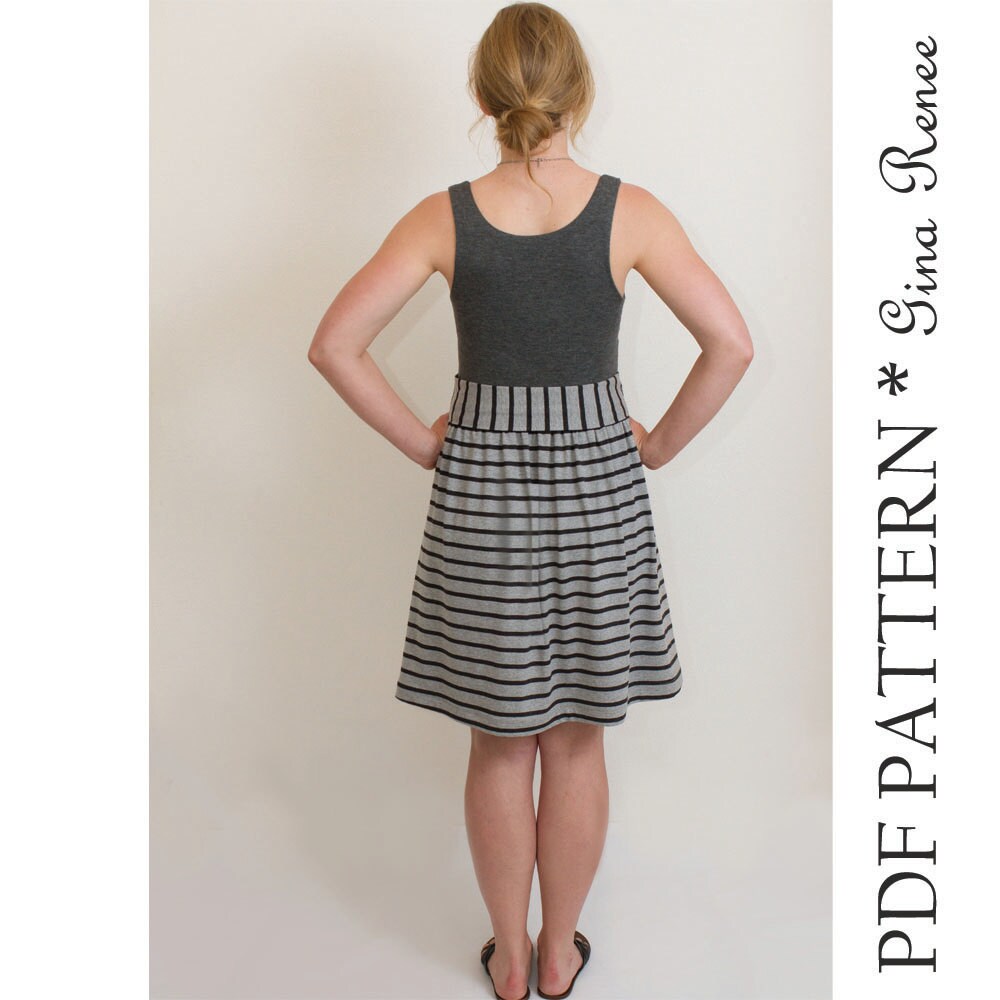 Ladies Dress Pattern Dress Sewing Pattern Dress pattern | Etsy