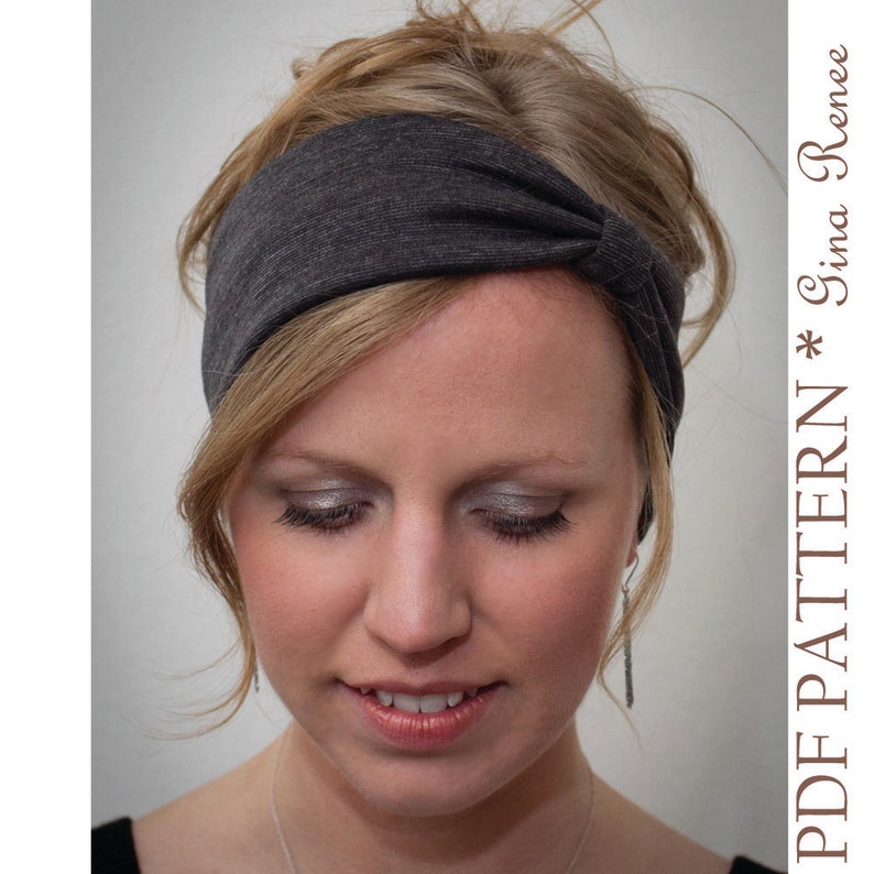 Headband Sewing Pattern. Ear Warmer Pattern PDF Sewing Etsy