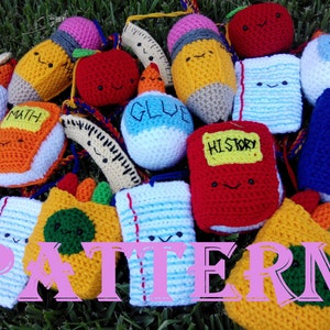 Crochet Back to School Garland PATTERN, Back to School Banner,First Day of School Garland, Back to School Bunting, Crochet Pattern, DIY