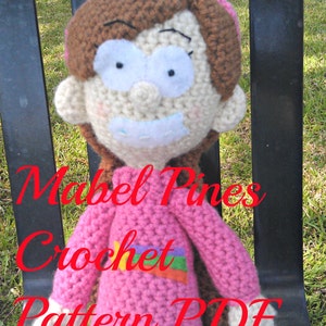 PATTERN Mabel Pines from Gravity Falls Inspired CROCHET PATTERN
