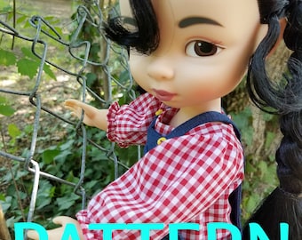 Puffärmel Unterhemd Shirt Set NÄHMUSTER für 16 inch Puppen wie Animator Dolls, Puppenkleidung, T-Shirt Schnittmuster, Puppenkleidung für Kleinkinder