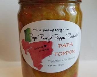 Papa Topper (Spicy Pear Relish)