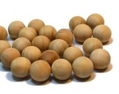 1 2 quot Wood Balls - Set of 25 - Unfinished - Solid Wood - Wooden Balls - Half Inch Balls