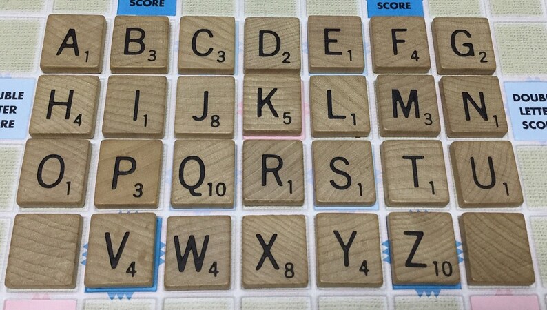Individual Scrabble Letters Scrabble Tiles Choose Your | Etsy