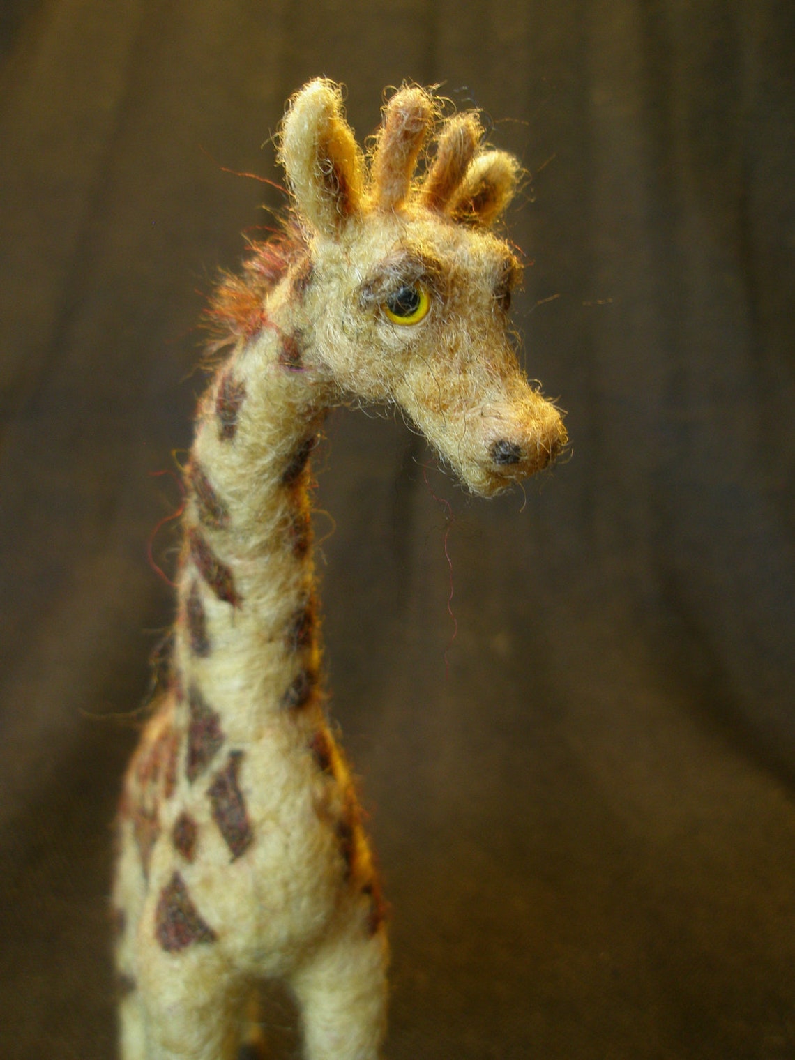 Needle Felted Giraffe/pet Portrait/custom Order Etsy