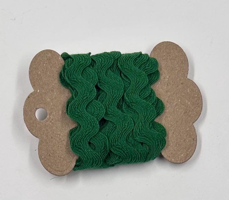 Green Ric Rac Border 2 Yards 1/2