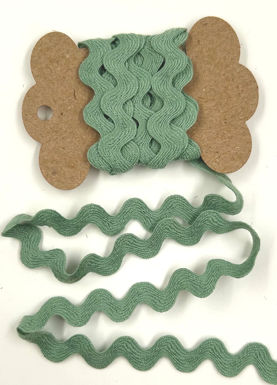 Green Ric Rac Border 2 Yards 1/2