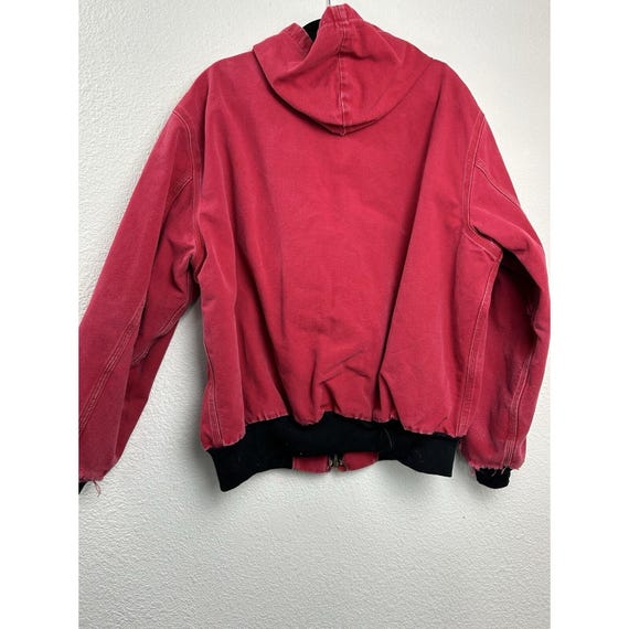 VTG 90s Carhartt J03 Red Active Jacket XL Faded USA M… - Gem