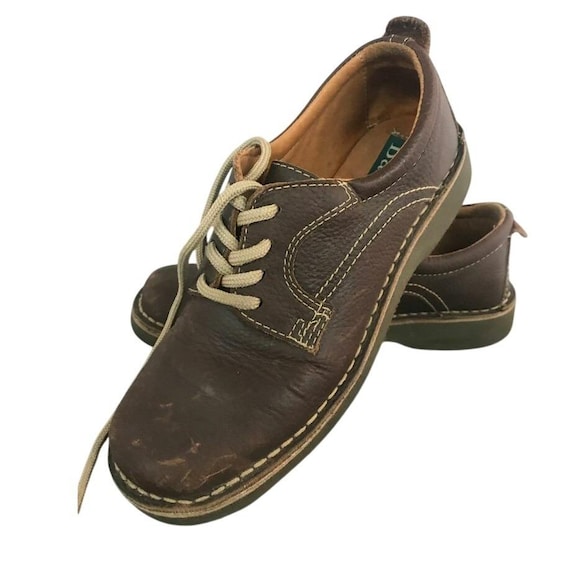 G.H. Bass, GH Bass Oxford Shoes Womens 7D Brown Leather Dark Academia Preppy Academia