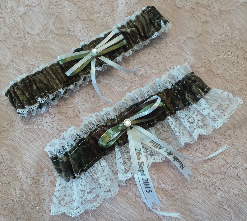 Hunting Camo Camouflage Realtree Wedding Garter Belt Set w/ Etsy
