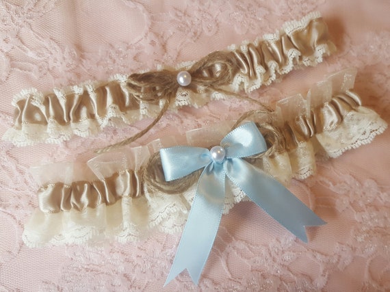 Buy Ivory Lace Western or Boho Style Wedding Garter Belt Single or Set With  Choice of Charm Online in India - Etsy