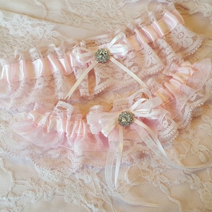 Pink Garter Belt Set - Etsy