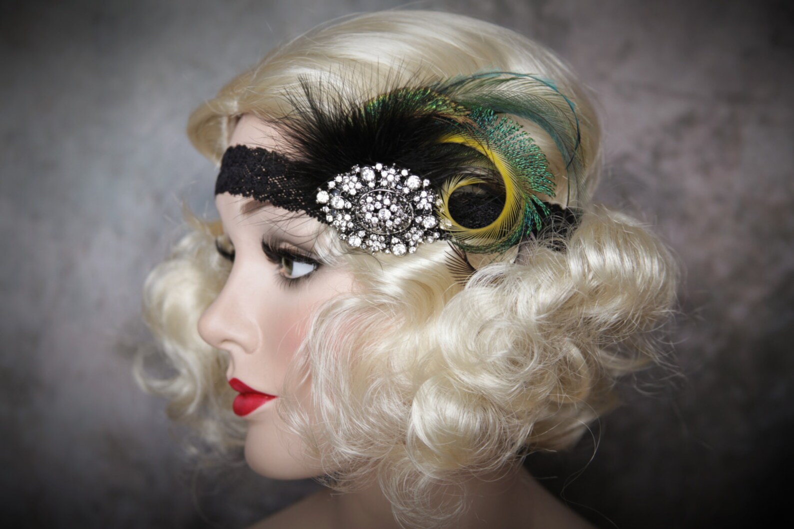 Flapper Headbandfeather Headband1920'sgatsby Party Etsy