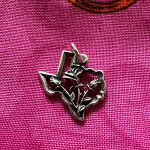 James Avery Retired Texas Yellow Rose Charm
