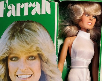 Mego Farrah Superstar doll, nrfb, Collectible doll, old toy, Fathers Day gift for him, Birthday gift for mom, Holiday Present for daughter,