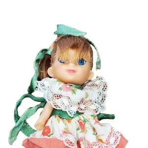 Liddle kiddle, Liddle Middle Muffet, Mattel Little Kiddle, antique collectibles, Christmas Present, birthday gift for mom, 1960s toy doll