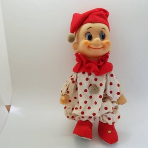 Clown Elf Made in Japan Polka Dot Clown Suit Like Kamar - Etsy