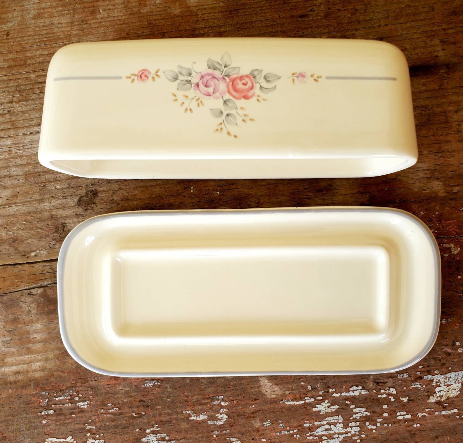 Pfaltzgraff dishes Wyndham discontinued dishes butter dish Etsy