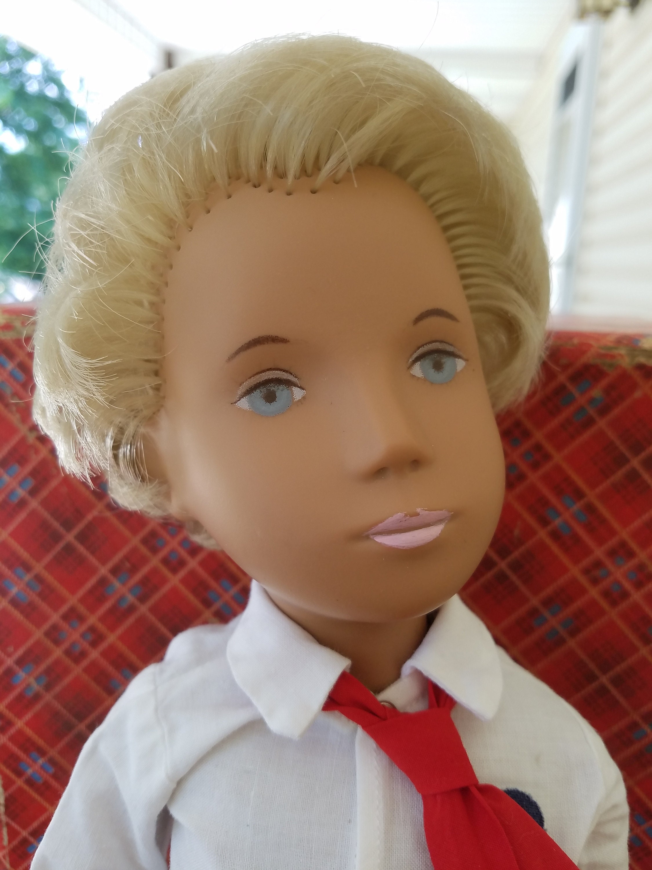 16” Vintage Doll Sasha Series Early English Platinum Blonde #214 1970’s  Girl #S