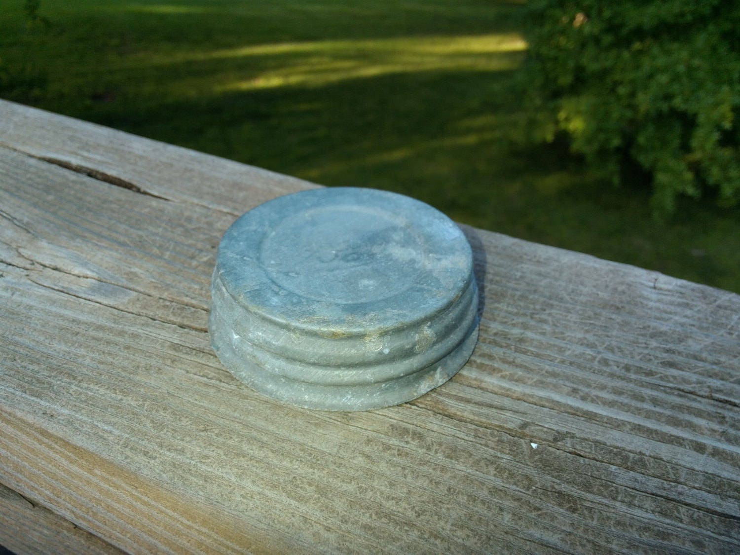 Zinc Lids Six Vintage Zinc Canning Jar Lids Canning Lids Etsy