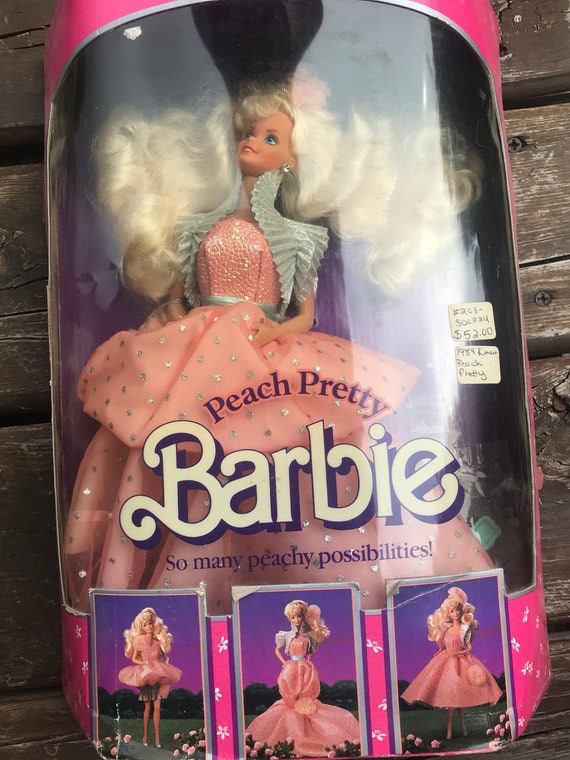 Peach Pretty Barbie, 1989, Special Limited Edition, NRFB, MIB