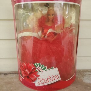 Happy Holidays Barbie 1988, Christmas Collectible, Collectible Doll, , Mothers Day Gift