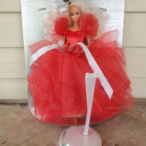 Happy Holidays Barbie 1988, Christmas Collectible, Collectible Doll, , Mothers Day Gift