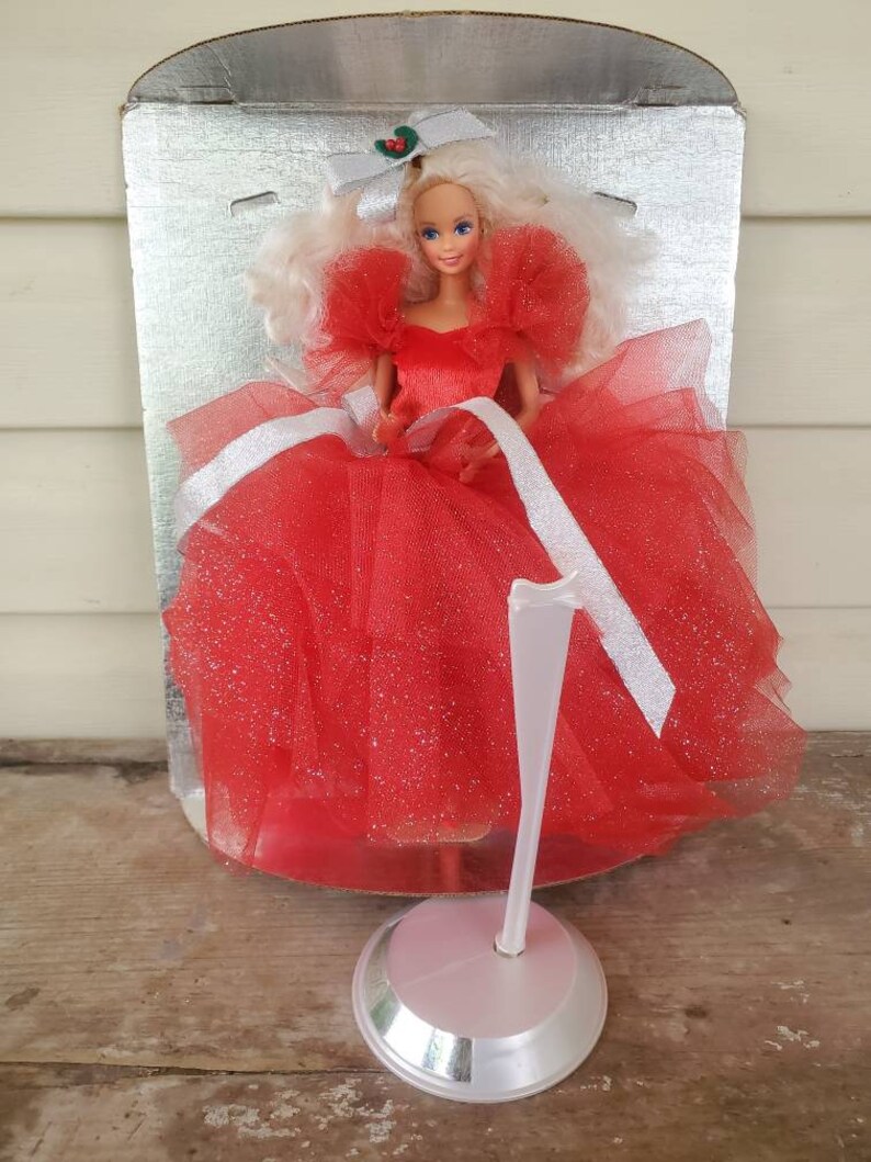 Poupée Barbie Mattel 1988 – Collection Noël Vintage – Idée Cadeau Rétro