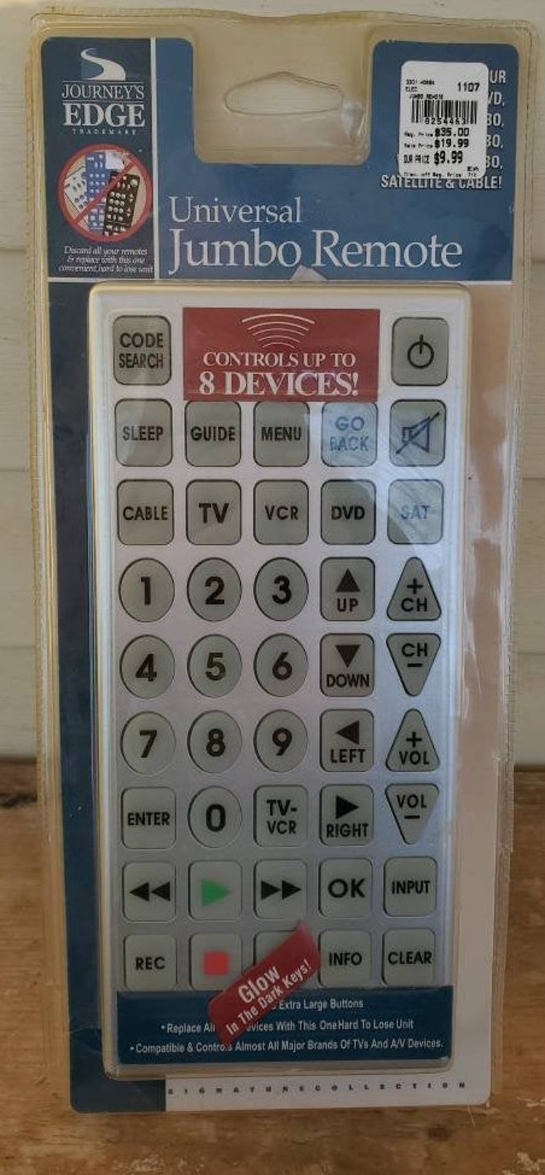 Universal Remote for Seniors Large Jumbo Buttons Easy to Read Etsy