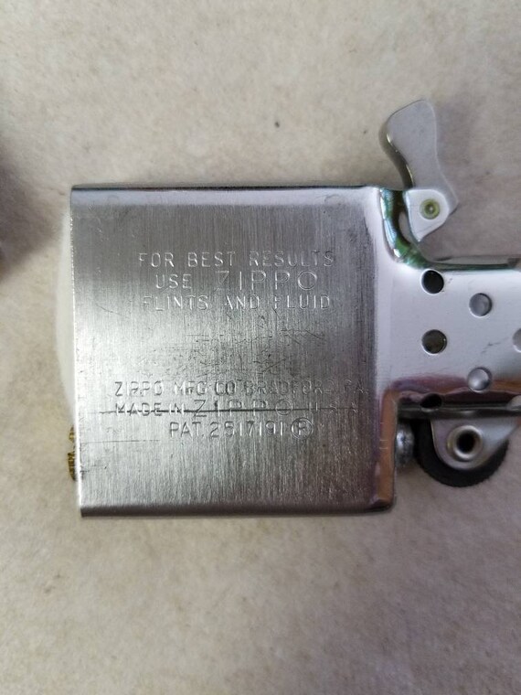 Datant de votre Zippo