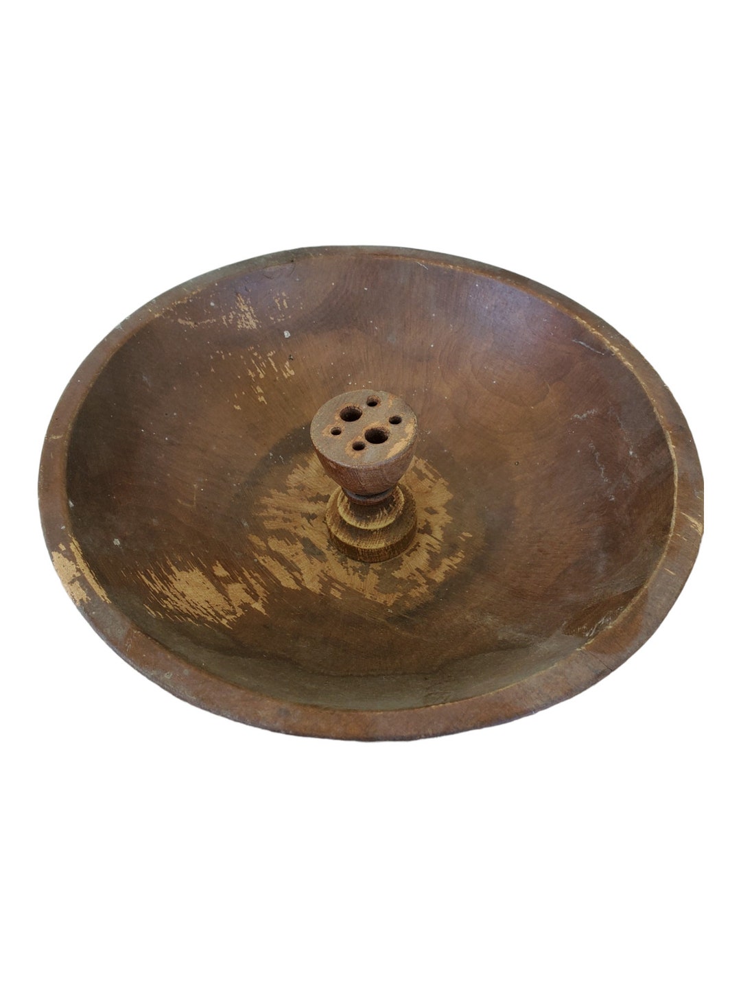 Vintage Nutcracker, Nut Cracker Bowl Set, Log With Bark, Nut Pick