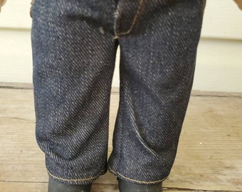 Buddy Lee Doll Cowboy Outfit Denim 