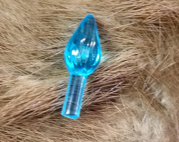 1970s, 25 Ceramic Tree Replacement Lights, Light Blue, Small Twist