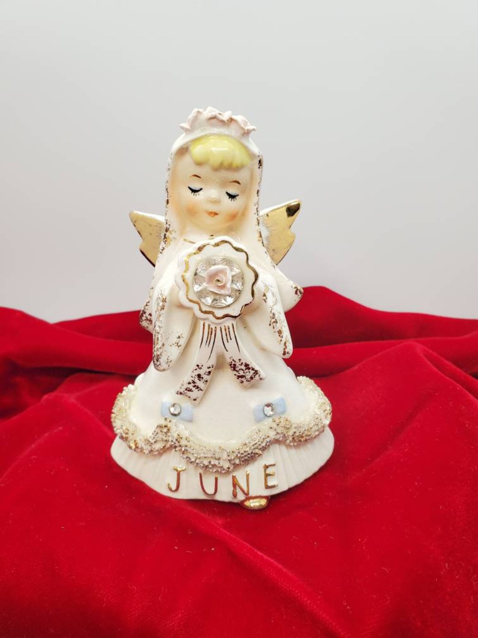 AS IS Vintage Birthday Angel Figurines as Found Condition Etsy