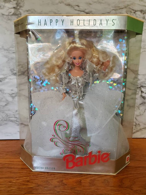 Happy Holidays Barbie 1992, Christmas Collectible, Collectible Doll, , Mothers Day Gift, Birthday Gift, Vintage, Superstar, Old - Etsy Happy Holidays Barbie 1992, Christmas Collectible, Collectible Doll, , Mothers Day Gift, Birthday Gift, Vintage, Superstar, Old - Etsy