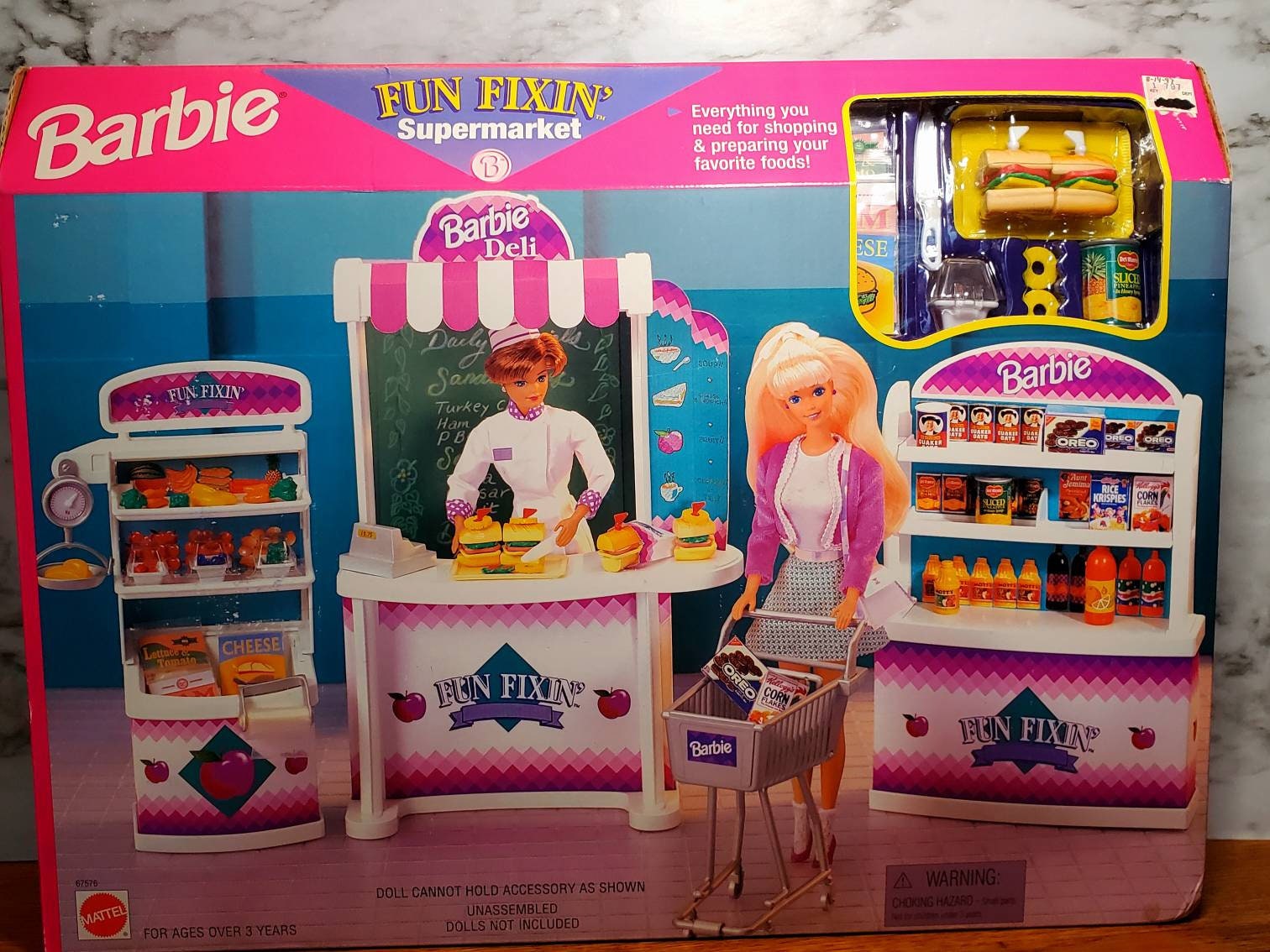 Accessoire poupée Barbie Playset Supermarché