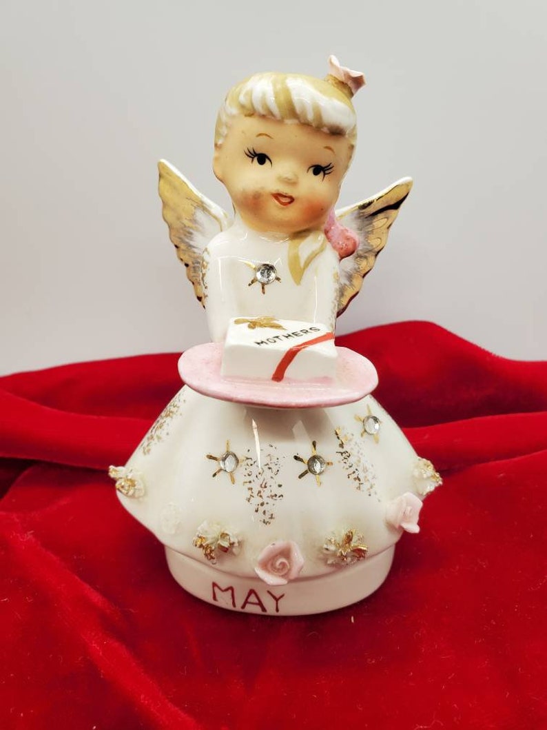 AS IS Vintage Birthday Angel Figurines as Found Condition Etsy