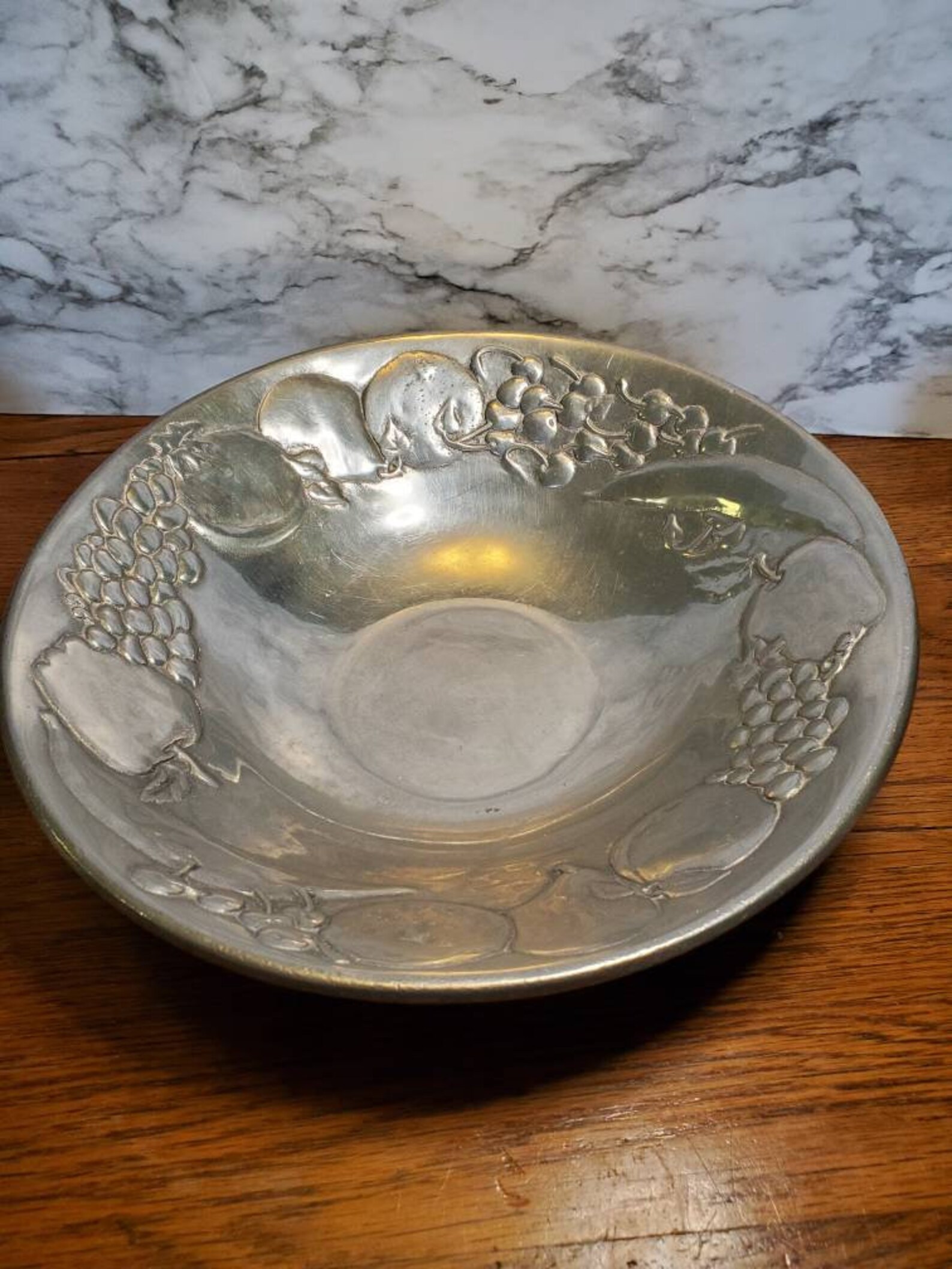 Wilton Armetale Pewter Fruit Bowl Centerpiece RWP Silver Etsy