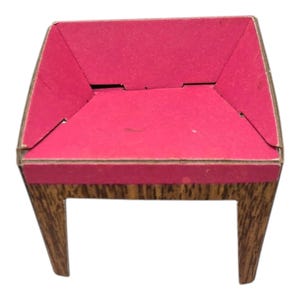 Pink vanity chair, 1962 Barbie Dream house part Vintage Barbie Doll, 1960s fashion doll,Mattel Barbie, dollhouse furniture, Free US Shipping