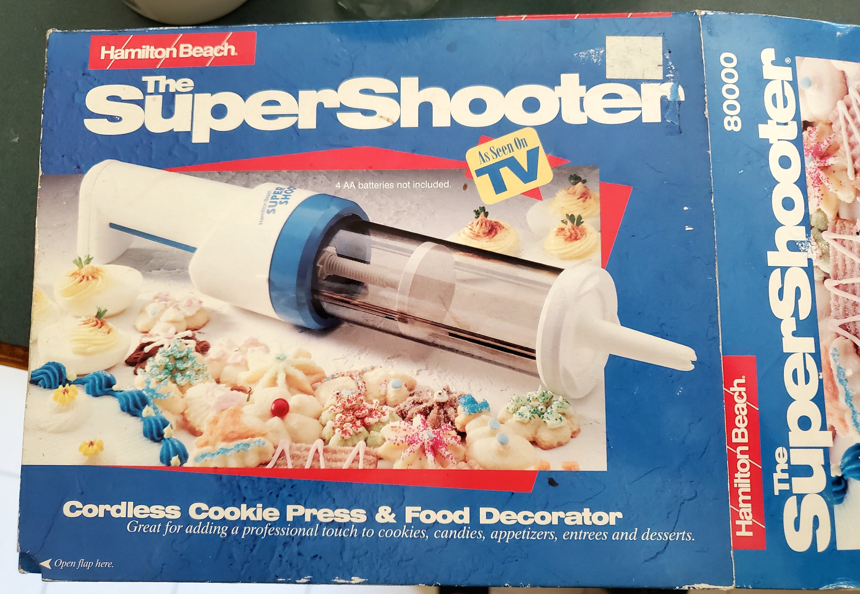 Unused Super Shooter Cordless Cookie Press Battery Operated 