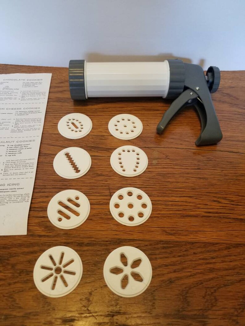 Vintage Wilton Cookie Press Gun Style Cookiepress Spritz Etsy